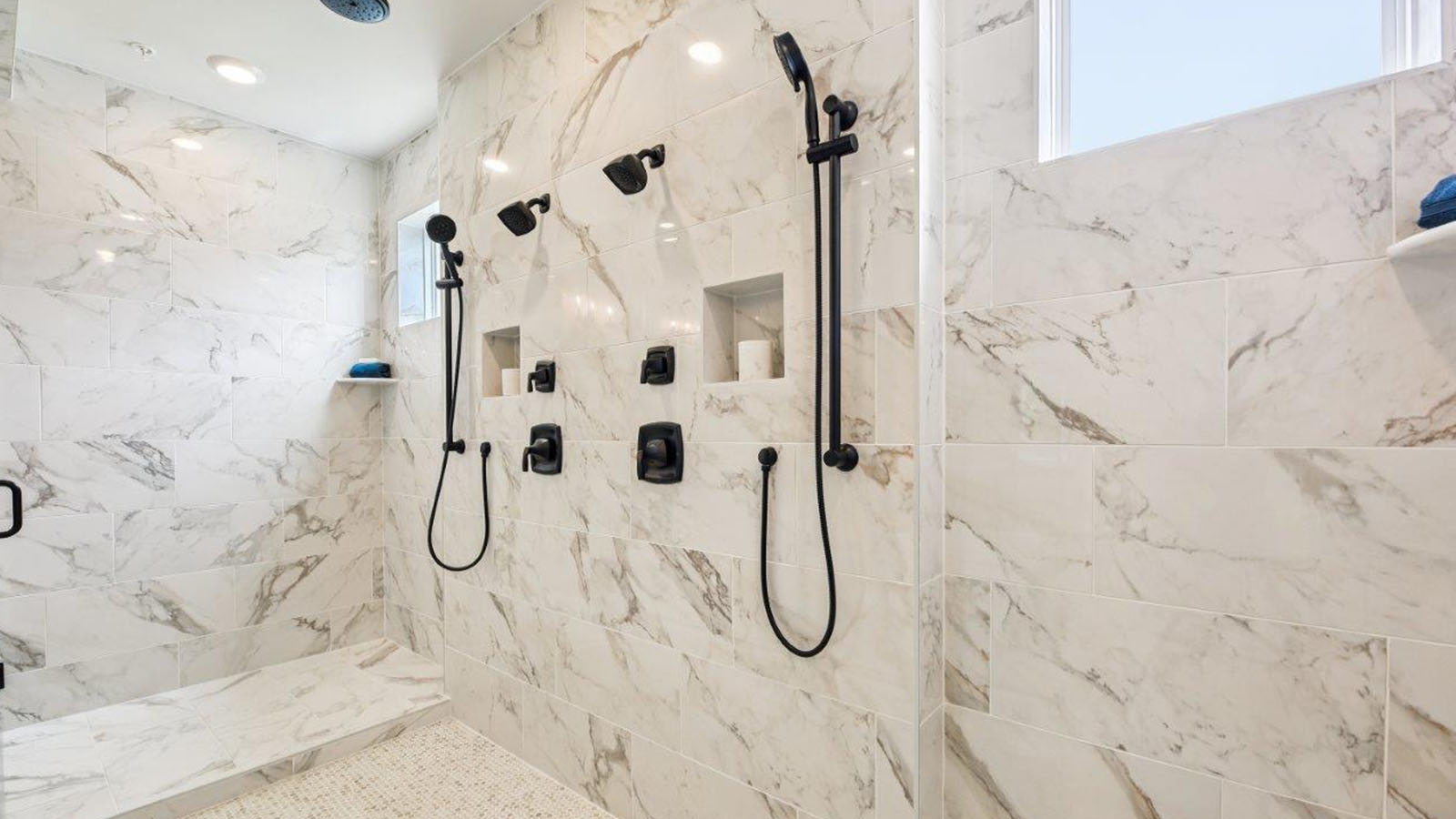 master bathroom central soaking tub