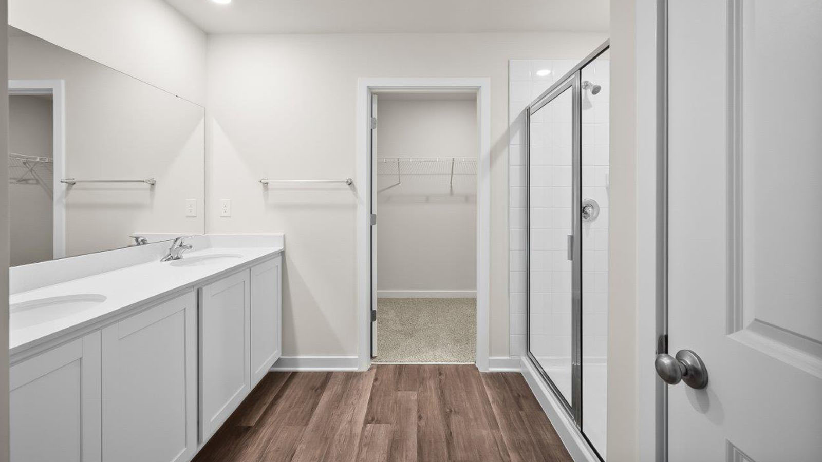 LVP master bath flooring