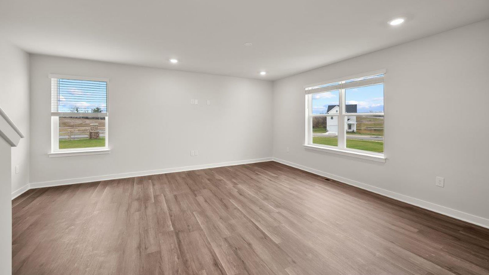 open concept living room