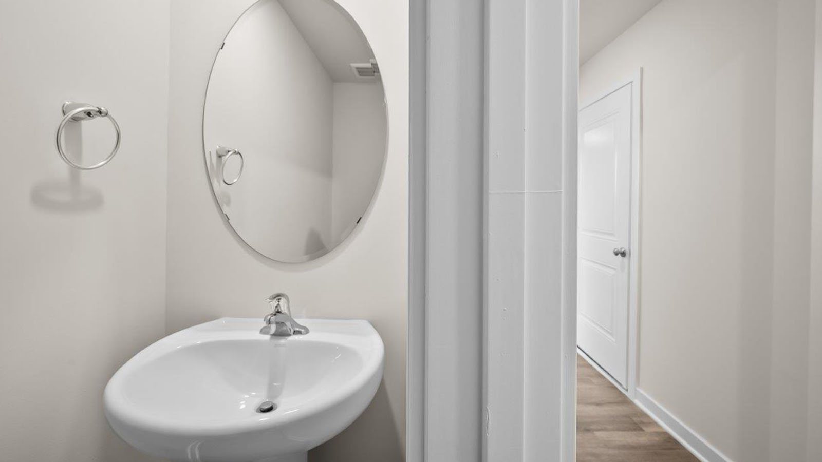 half bath on first floor