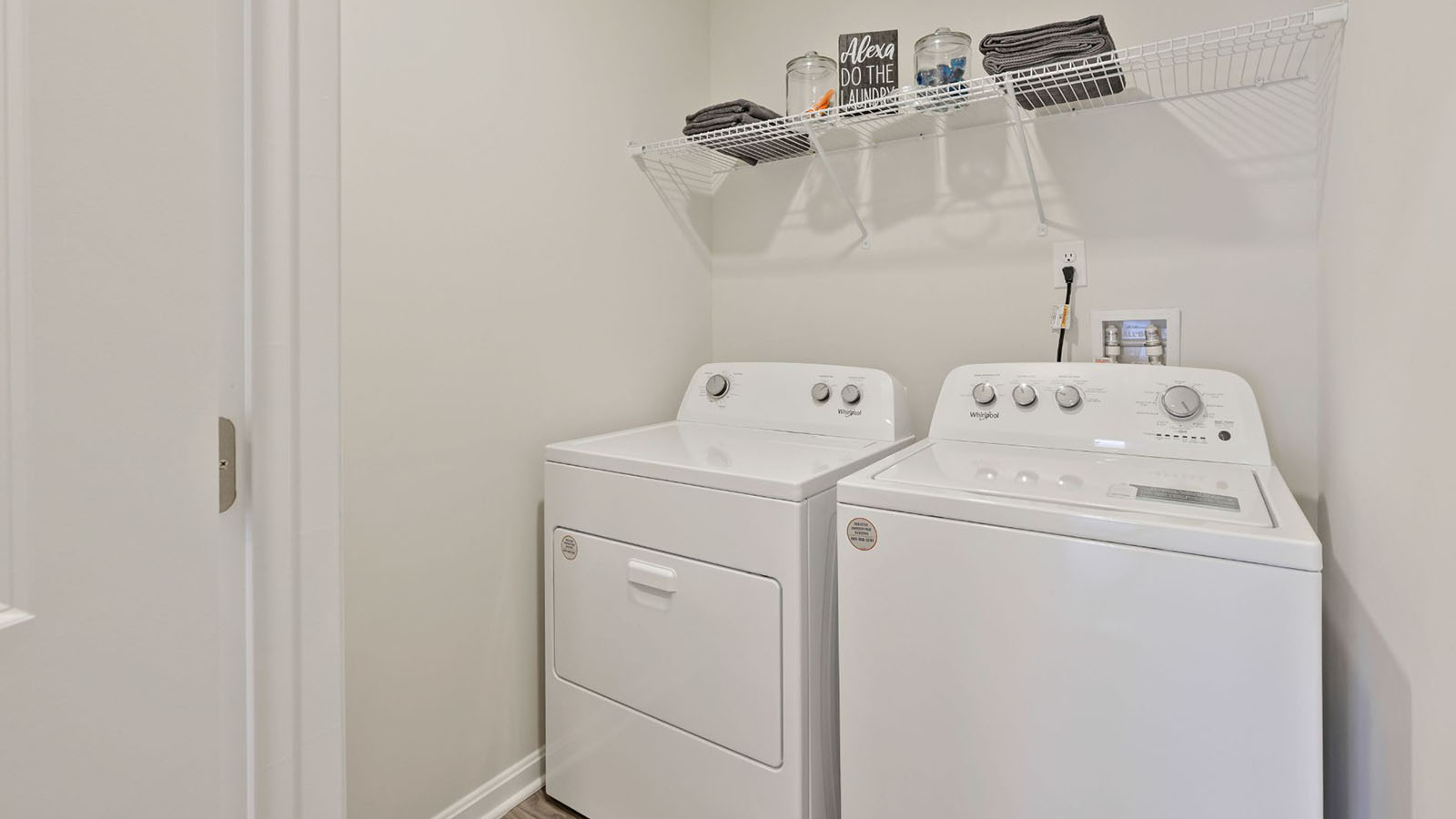 laundry room appliances not included