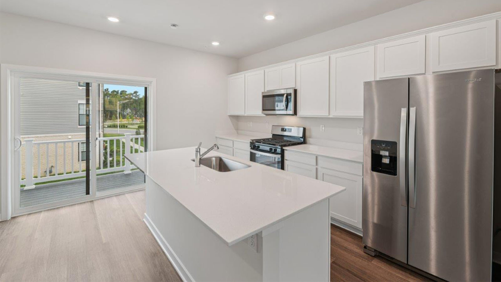 kitchen with island