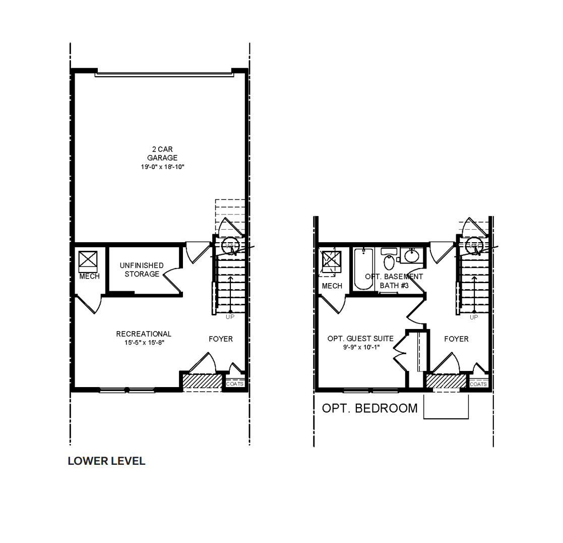 norris floor plan lower level