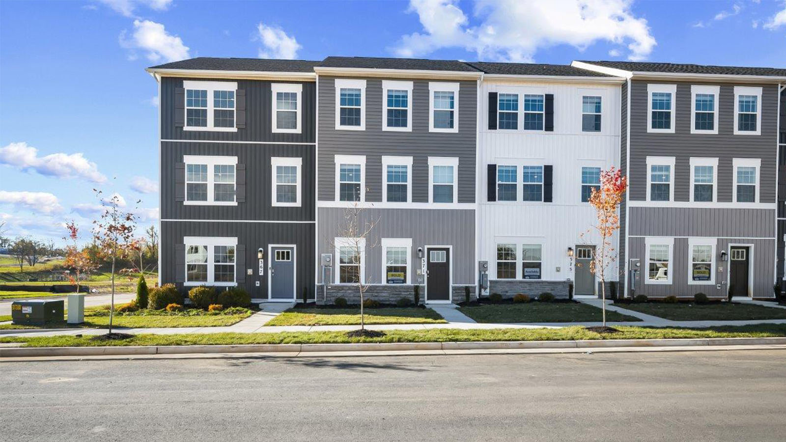 three story townhome