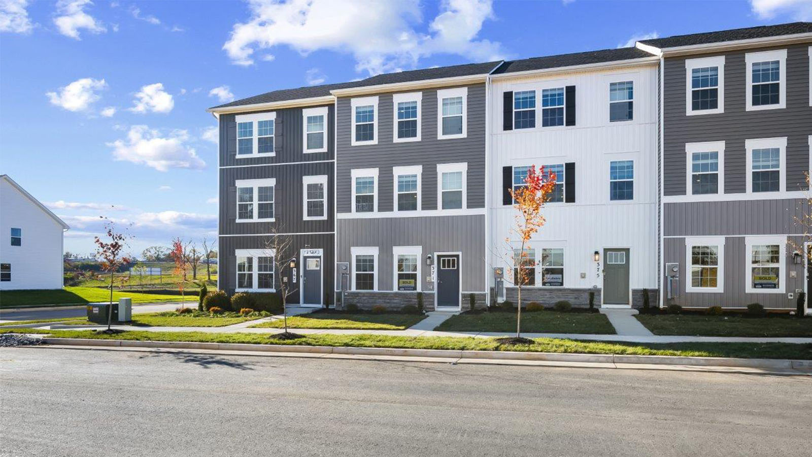 three story townhome