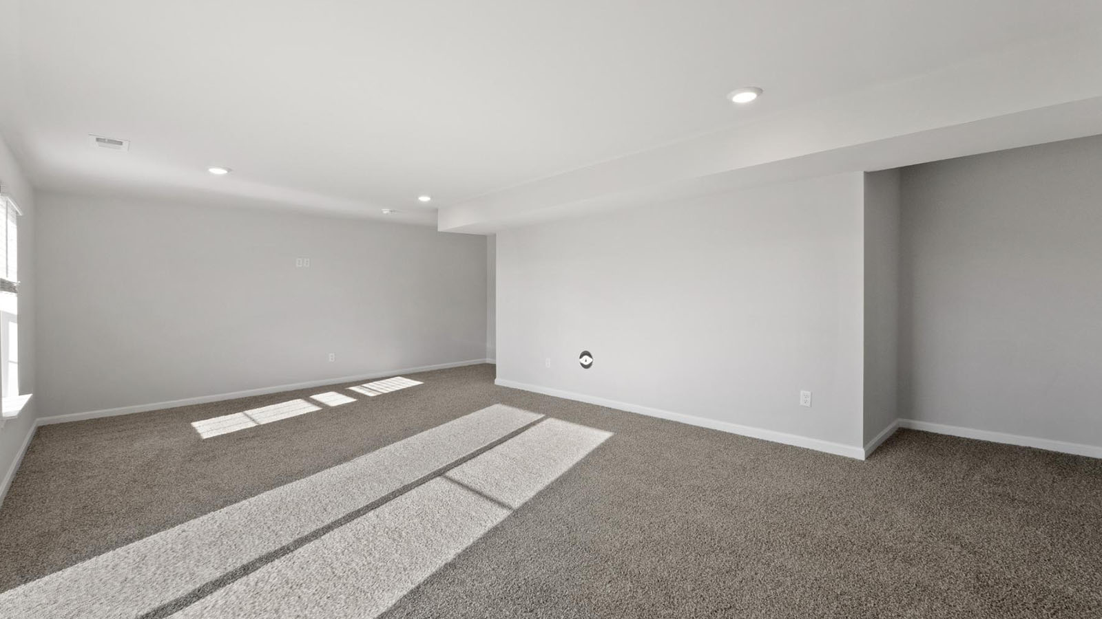 finished basement rec room