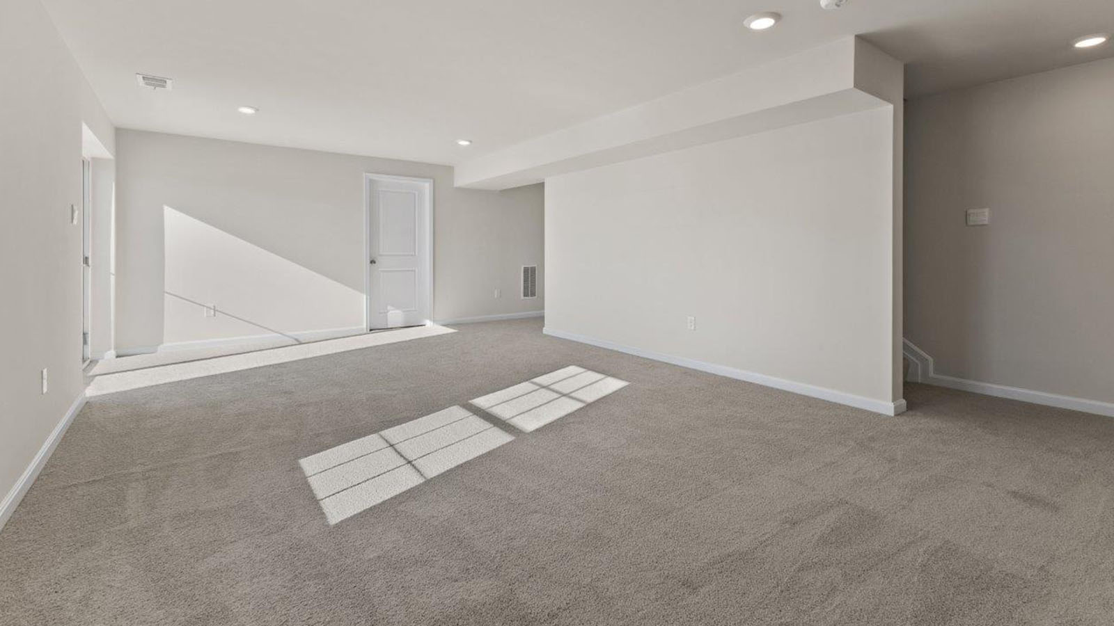 finished basement rec room