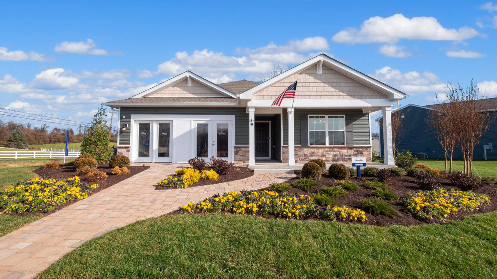 front elevation with porch