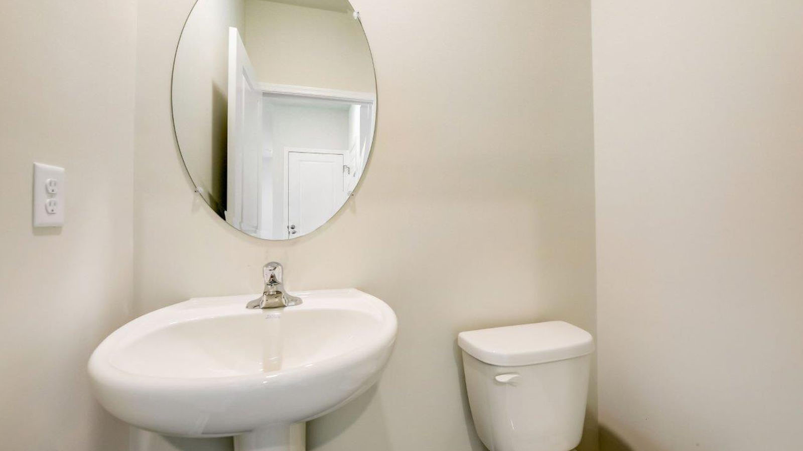 half bathroom on main level