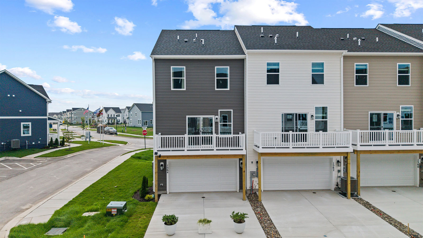 rear deck and parking