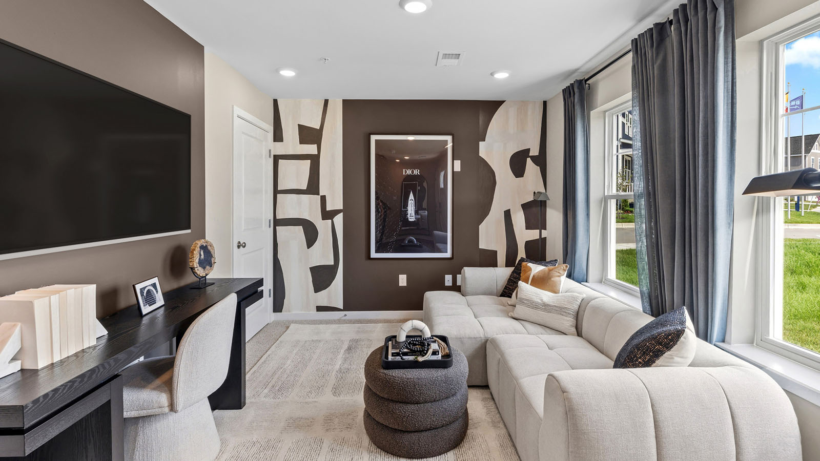townhome lower level rec room