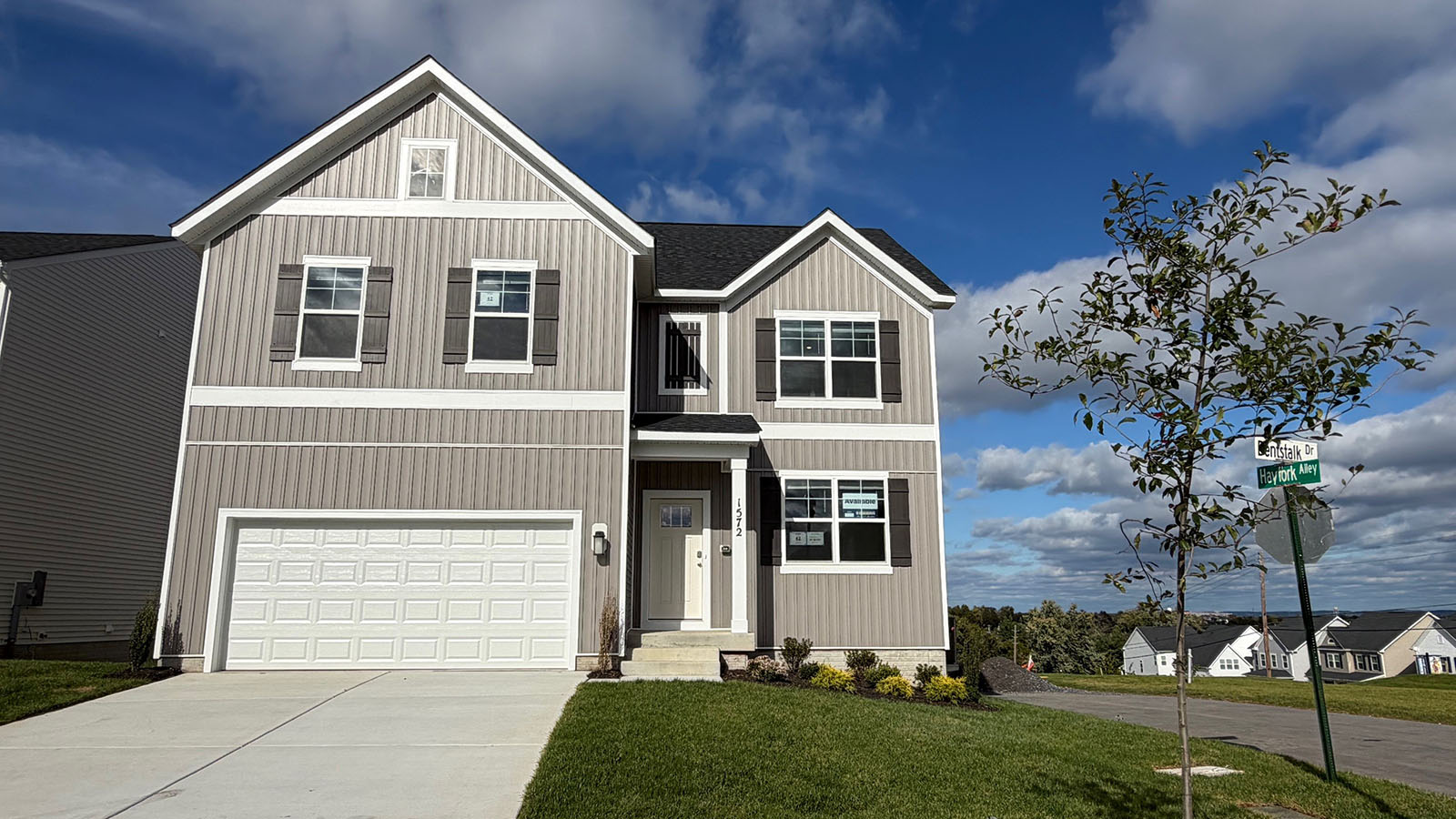 front elevation of home