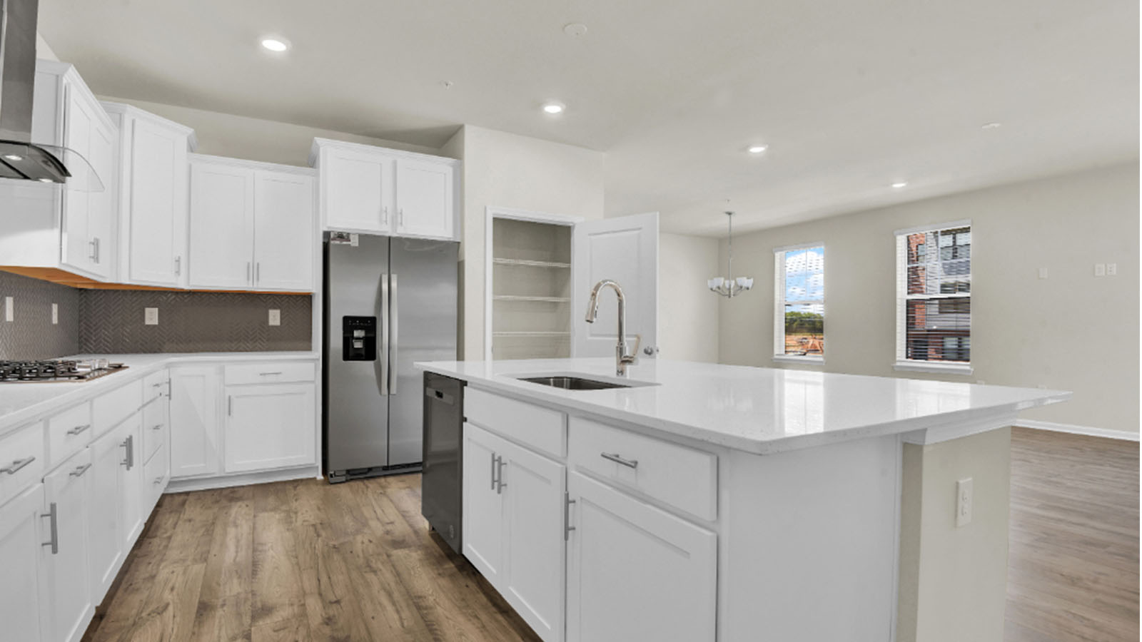 kitchen with island