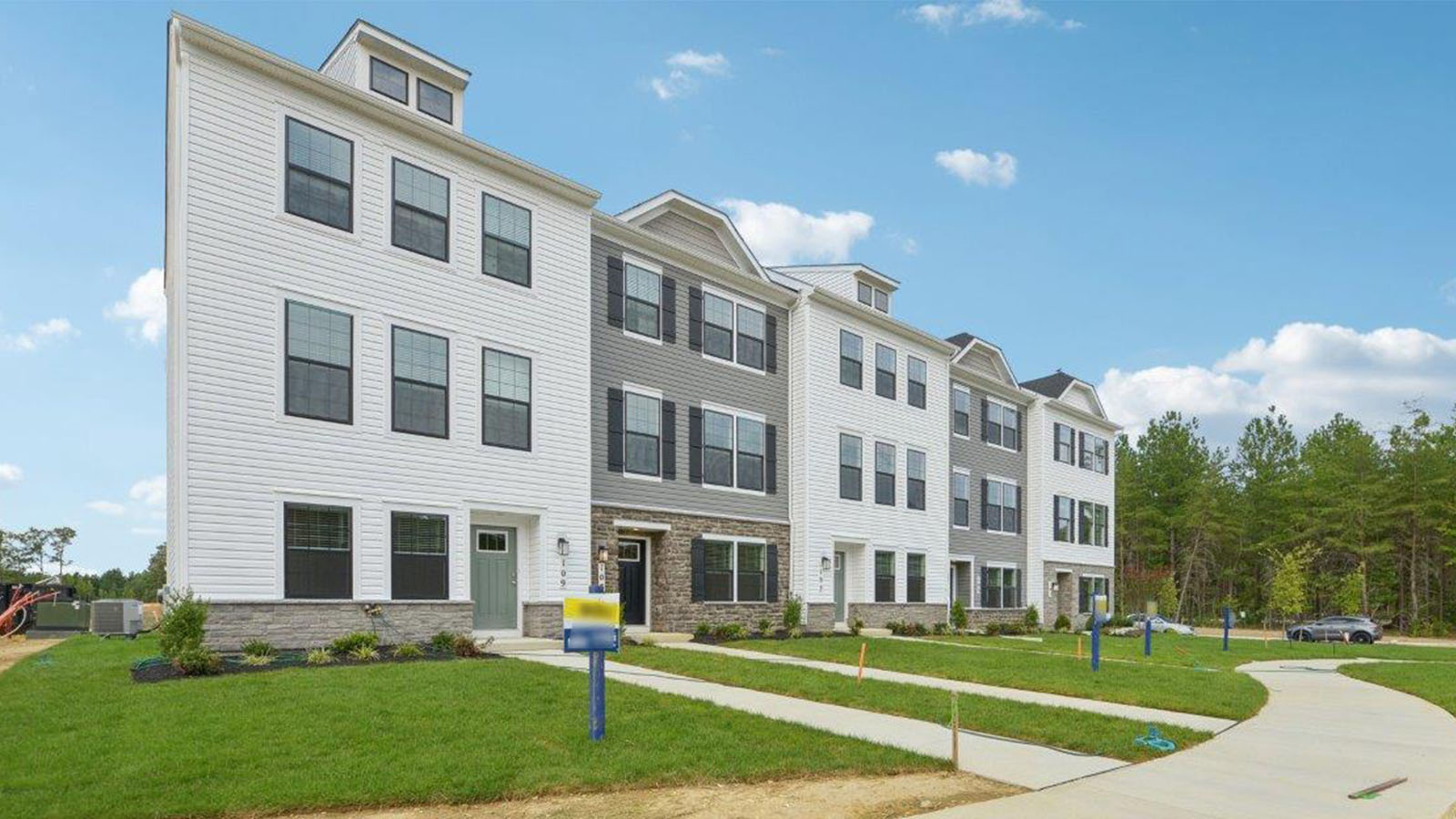 three story townhome