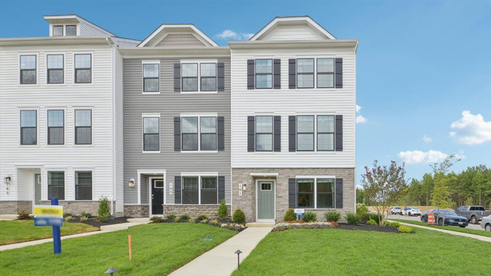 three story townhome