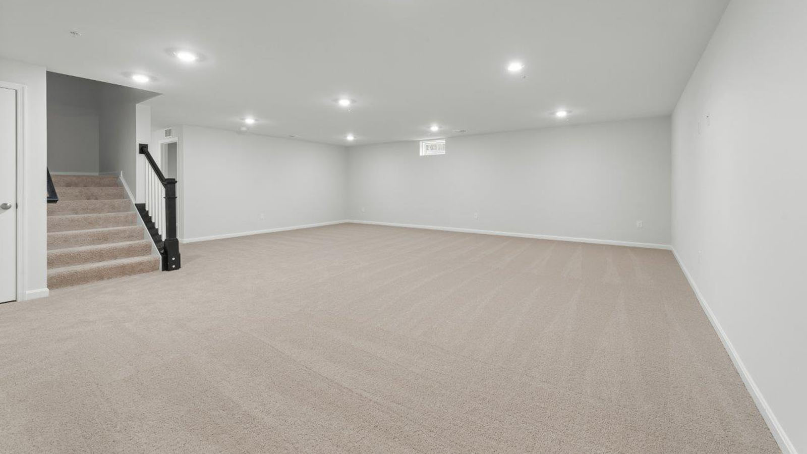 finished basement rec room