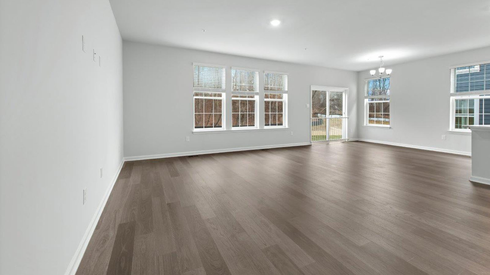 natural light streaming into living room
