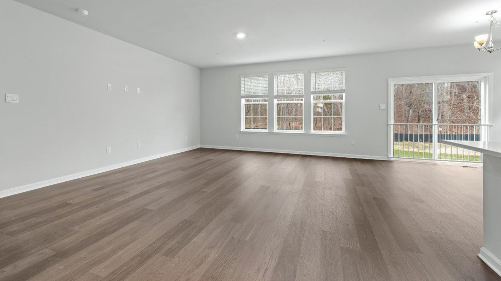 open concept living room