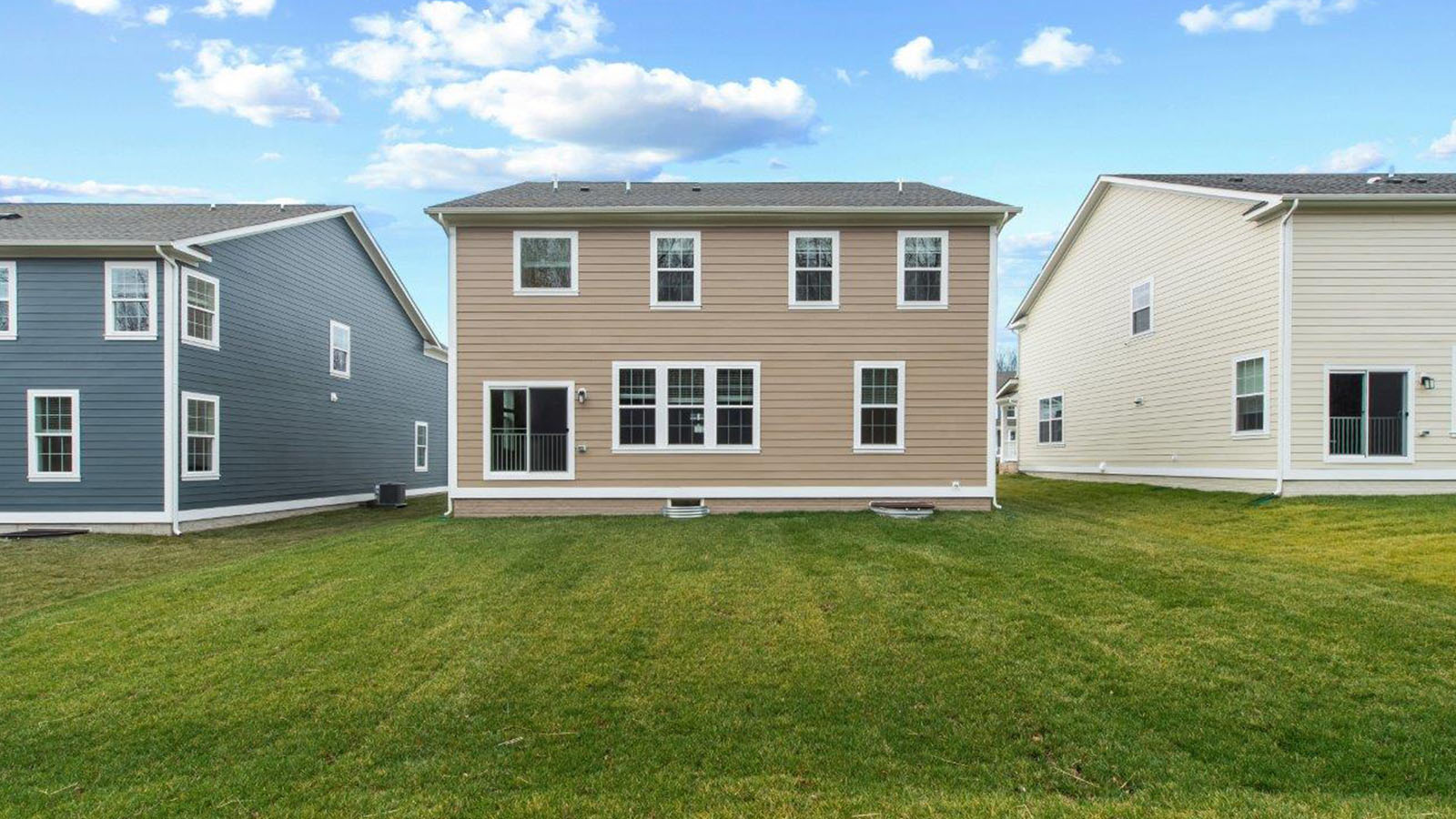rear of home