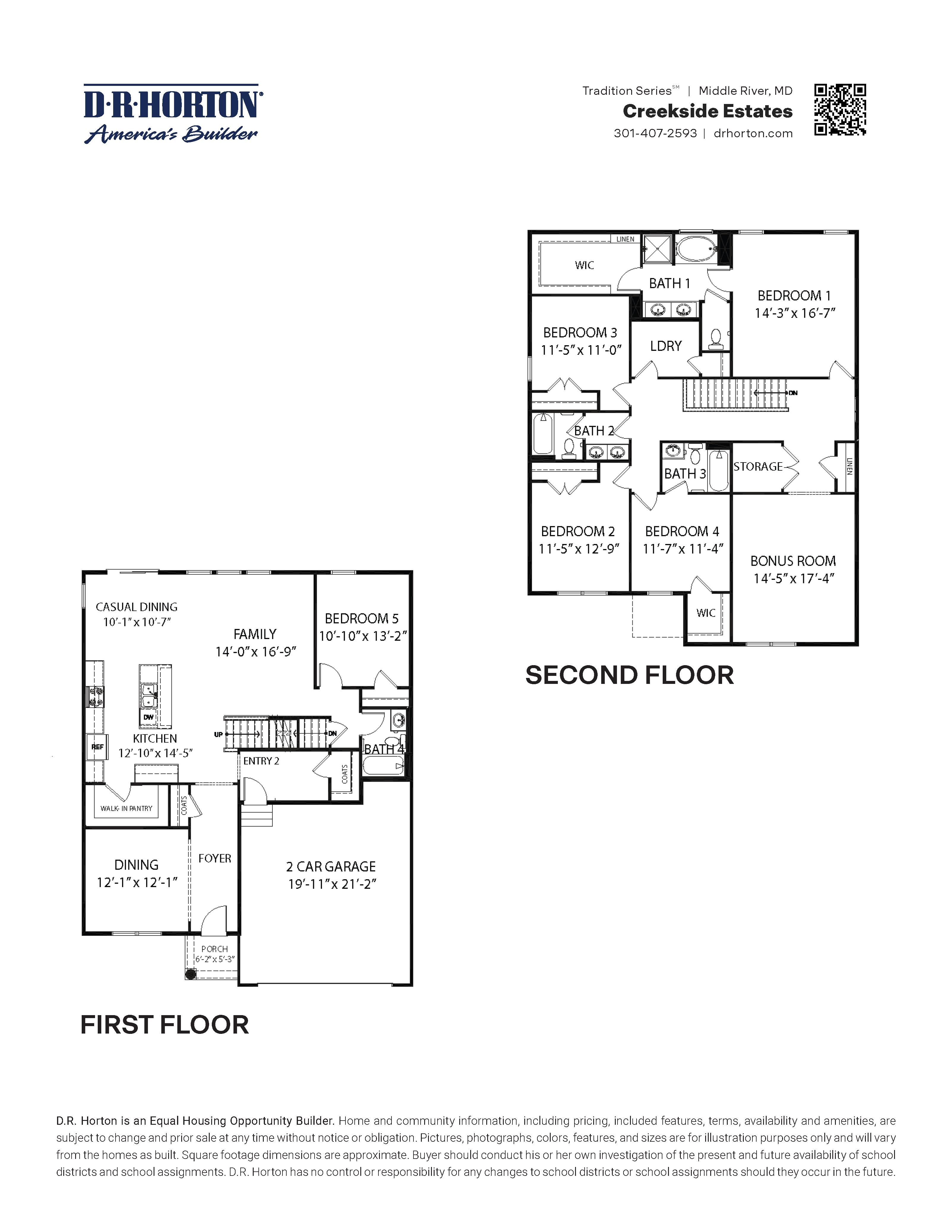 Summit Single Family Home Floorplan