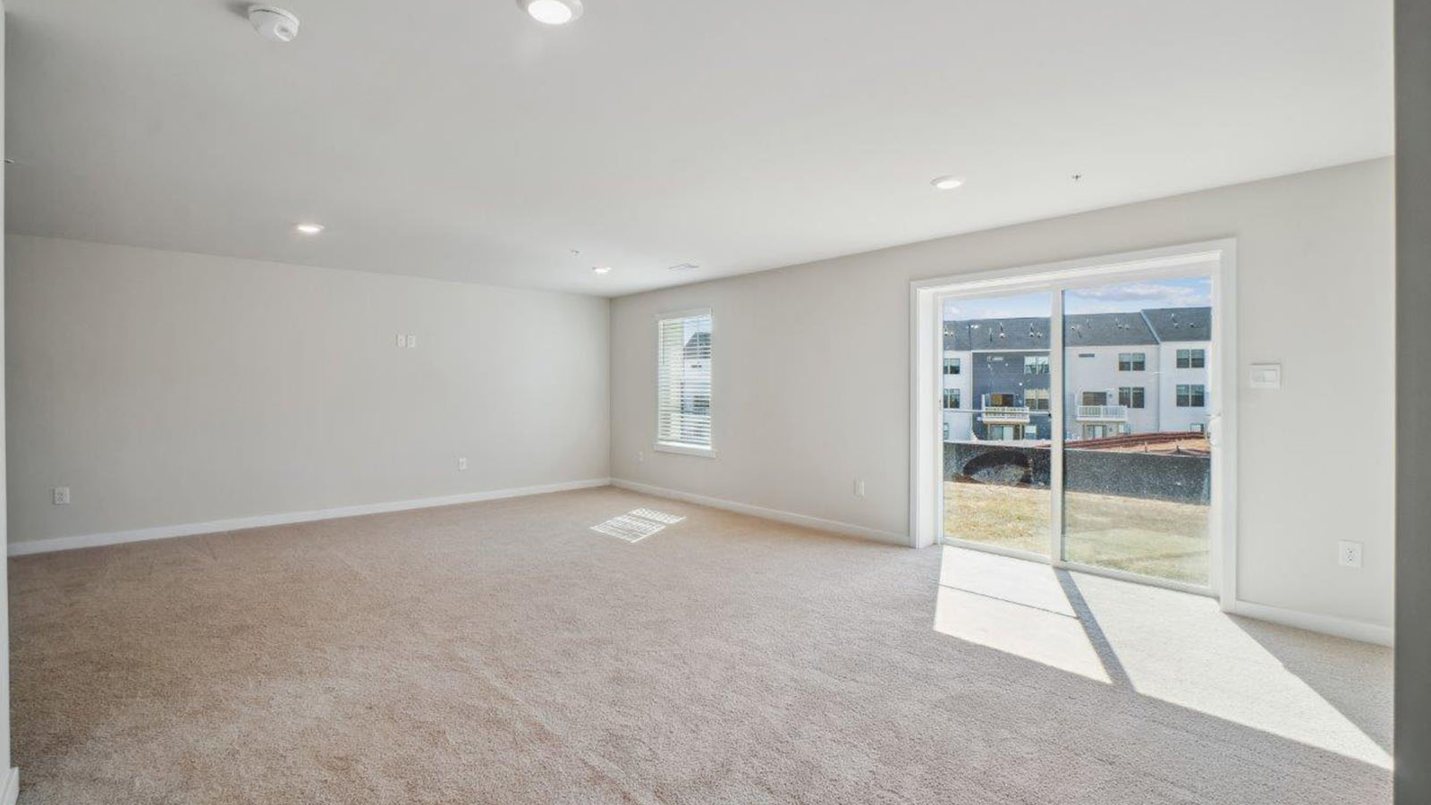 finished basement rec room