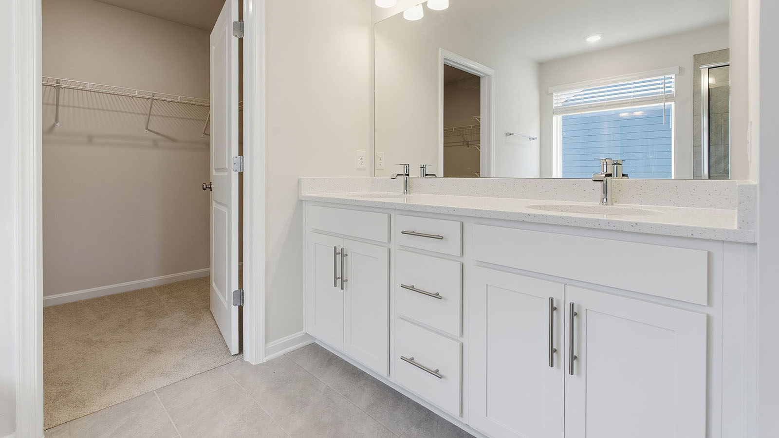 primary bath soaking tub and shower