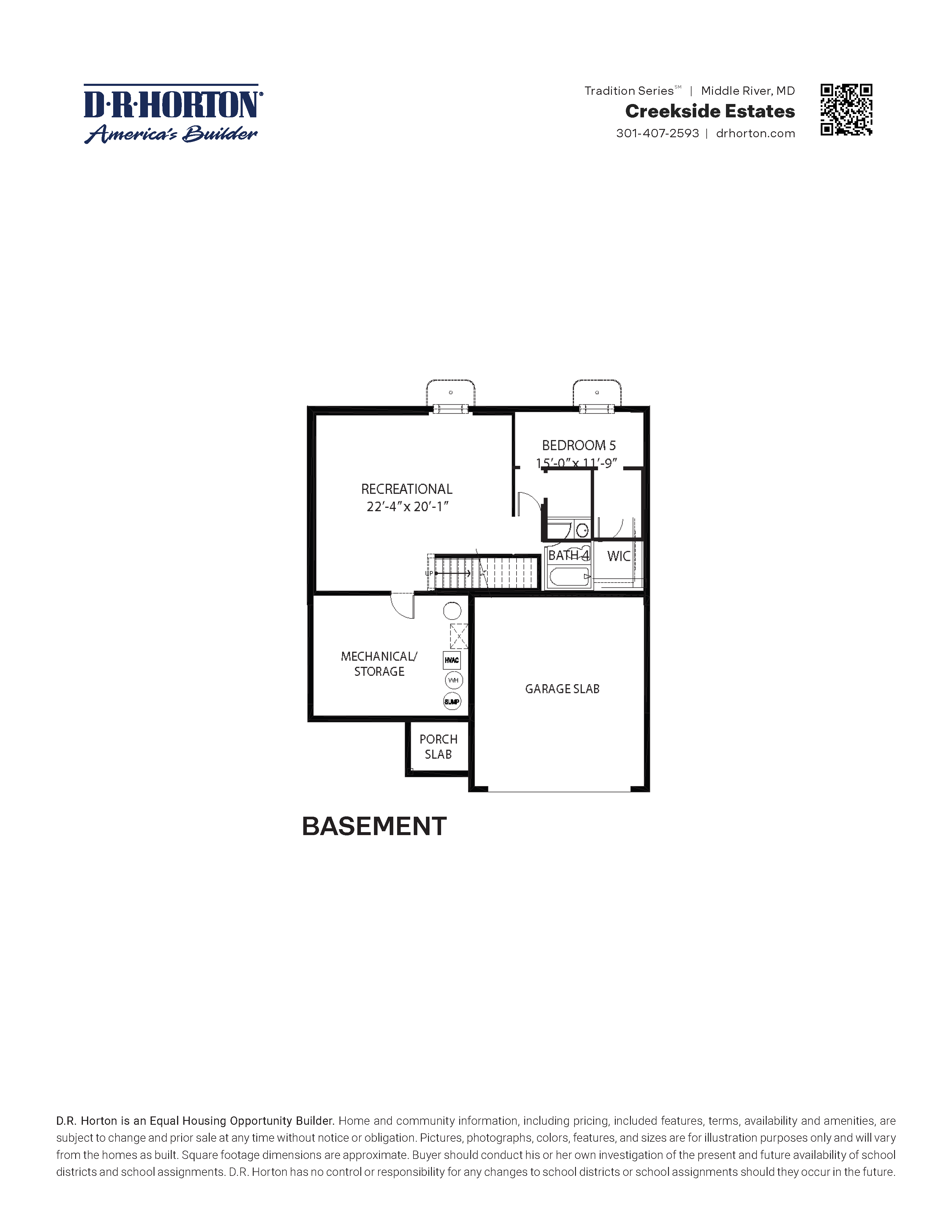 Hadley Single Family Floorplan