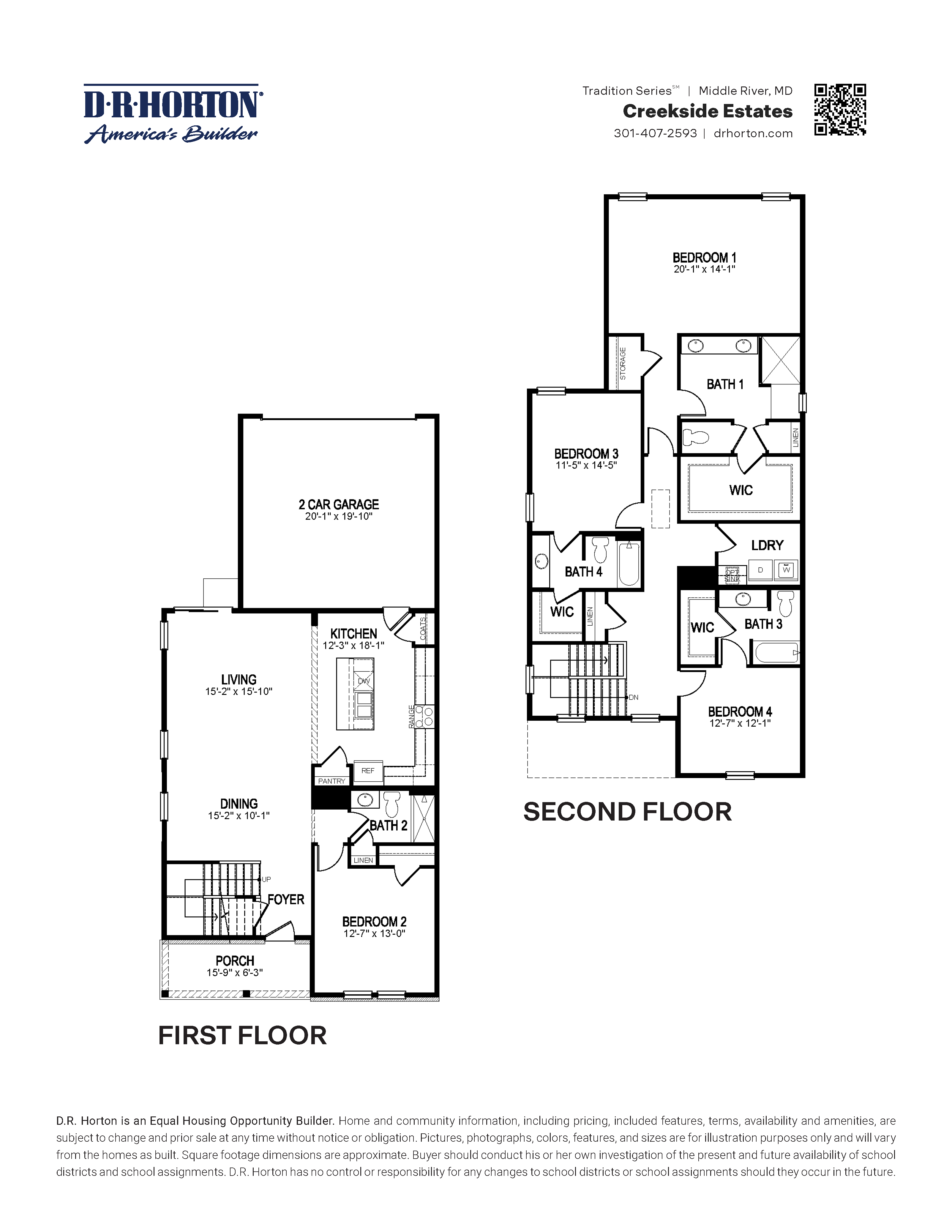 Alec Single Family Home Floorplan