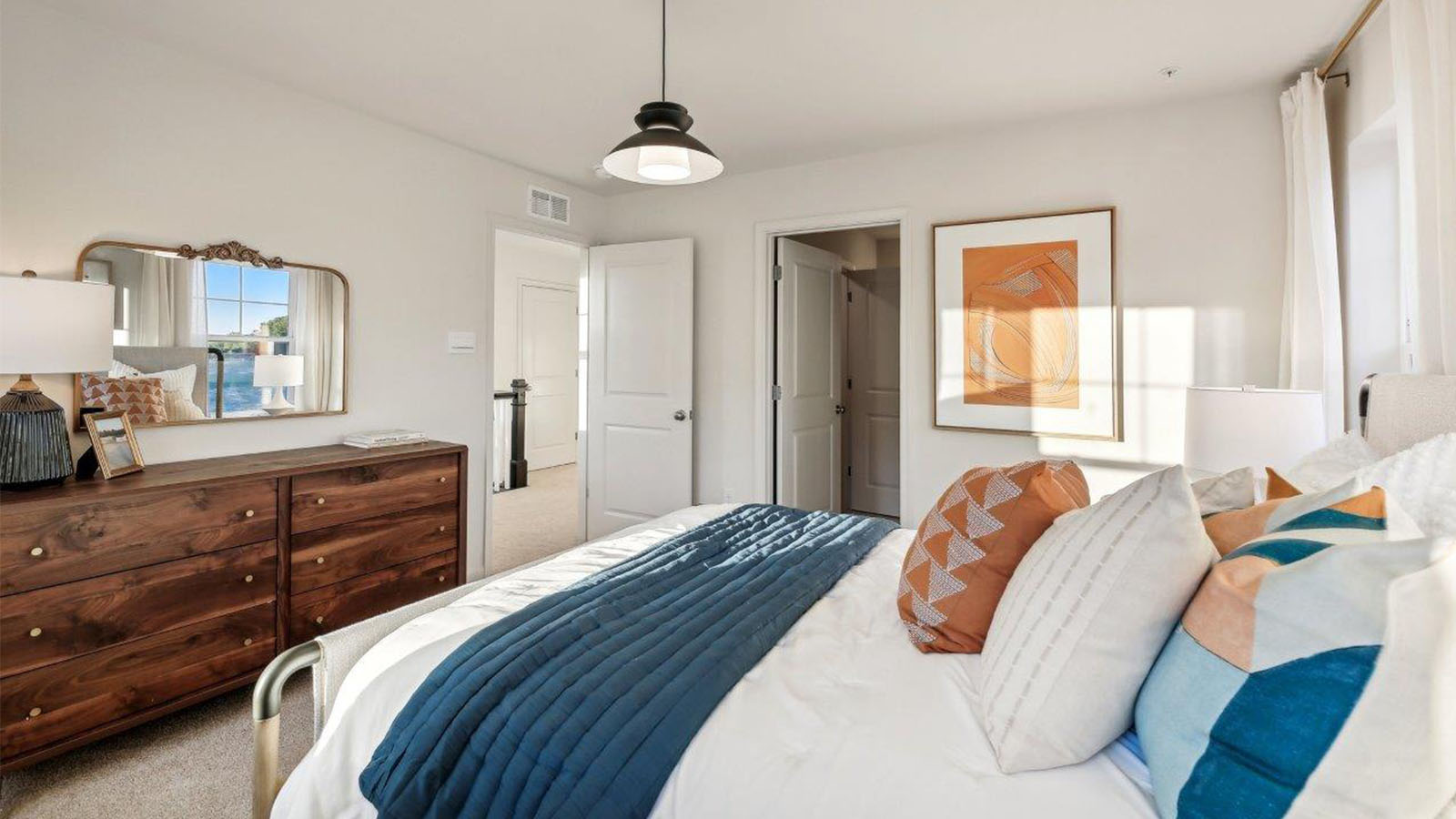 Alec single family new home second floor secondary bedroom