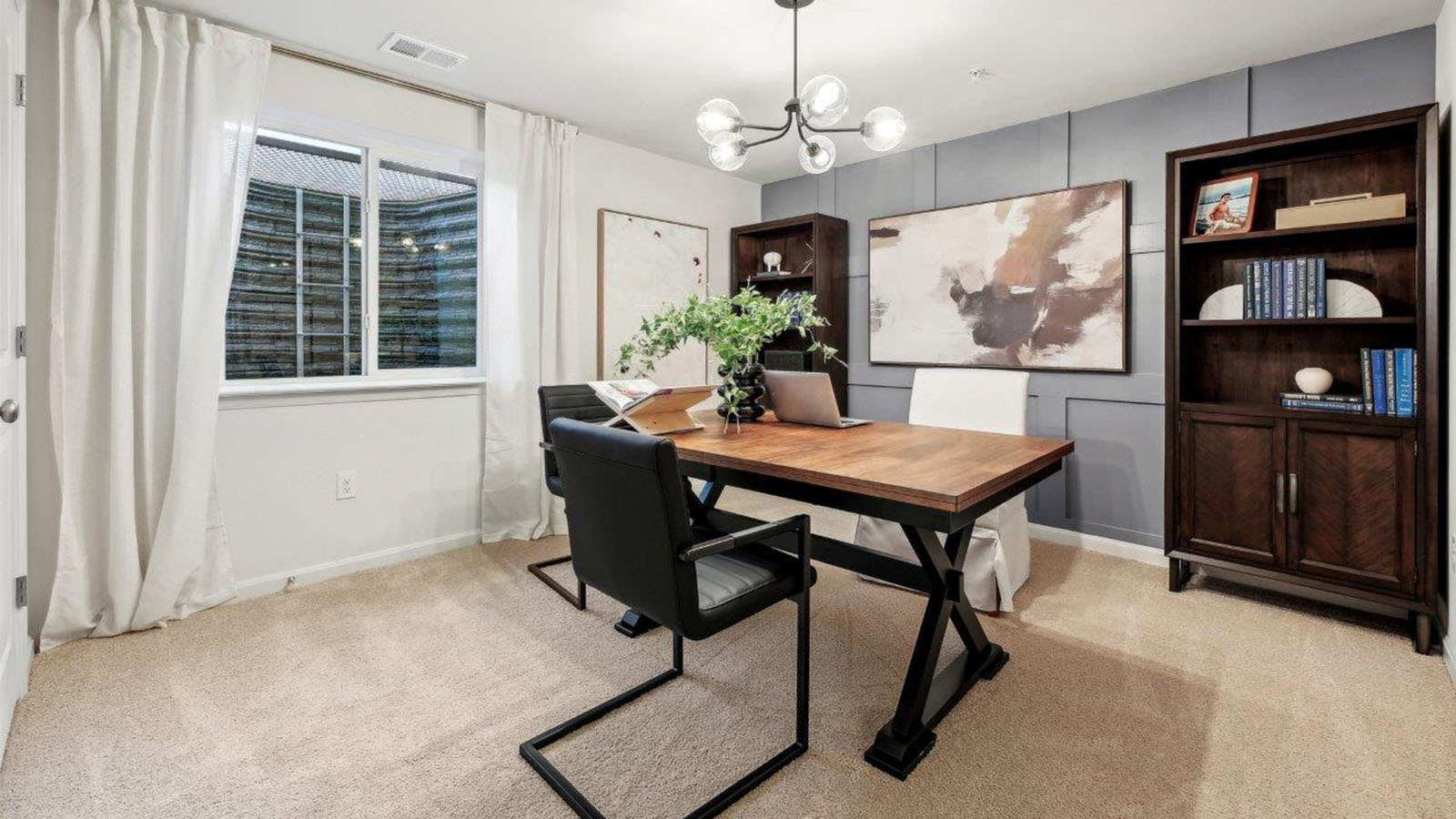 Alec single family new home first floor office space