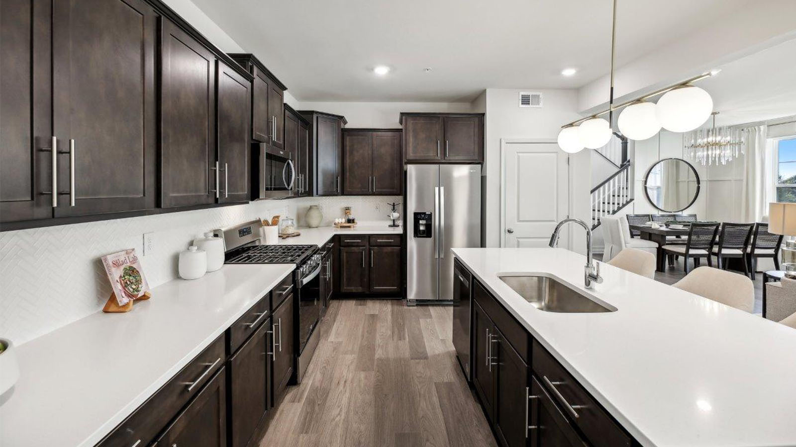 Alec single family new home kitchen open concept island