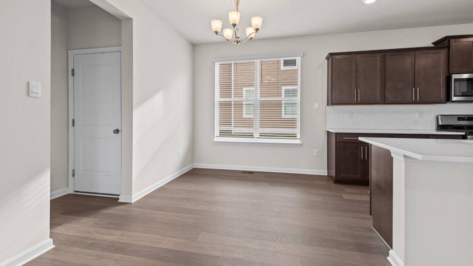 kitchen with casual dining area
