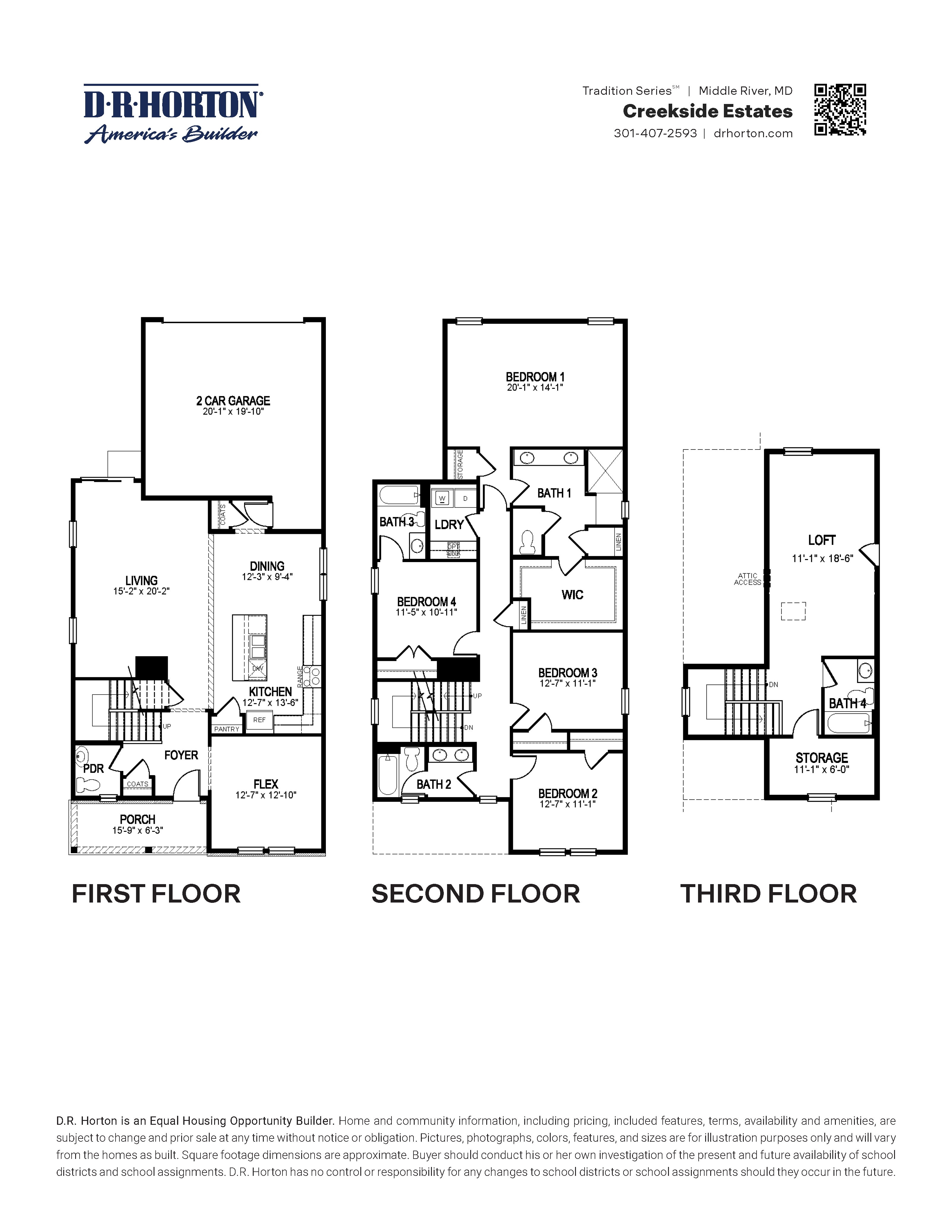 Jade Single Family Home Floorplan