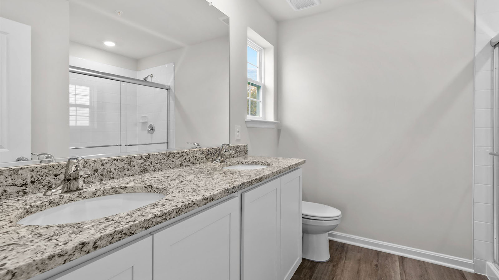 master bathroom two sinks