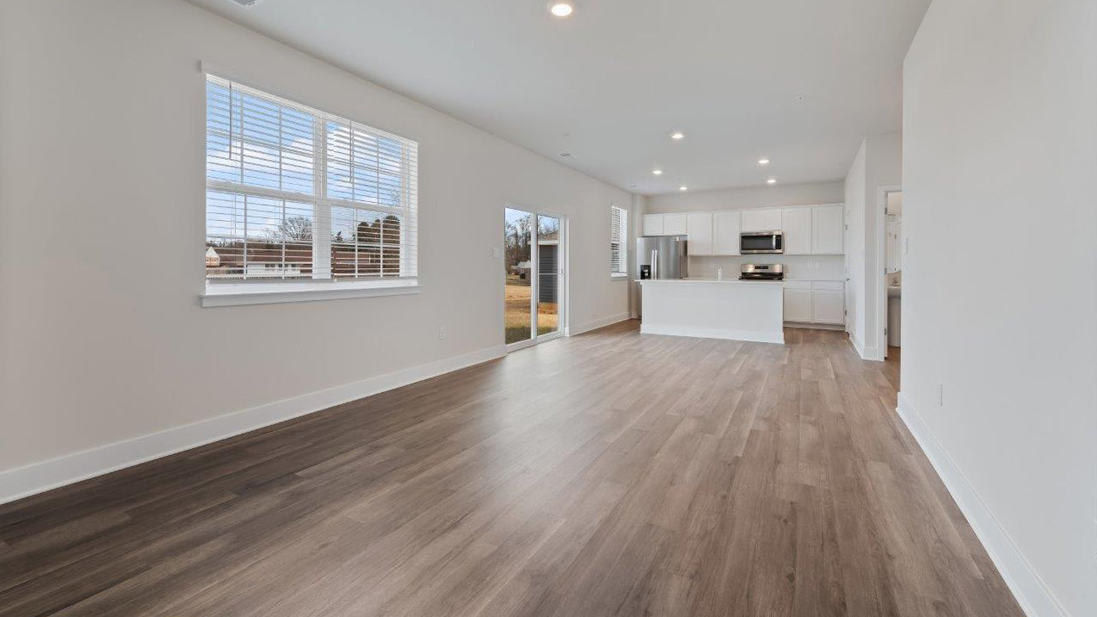 open concept living room