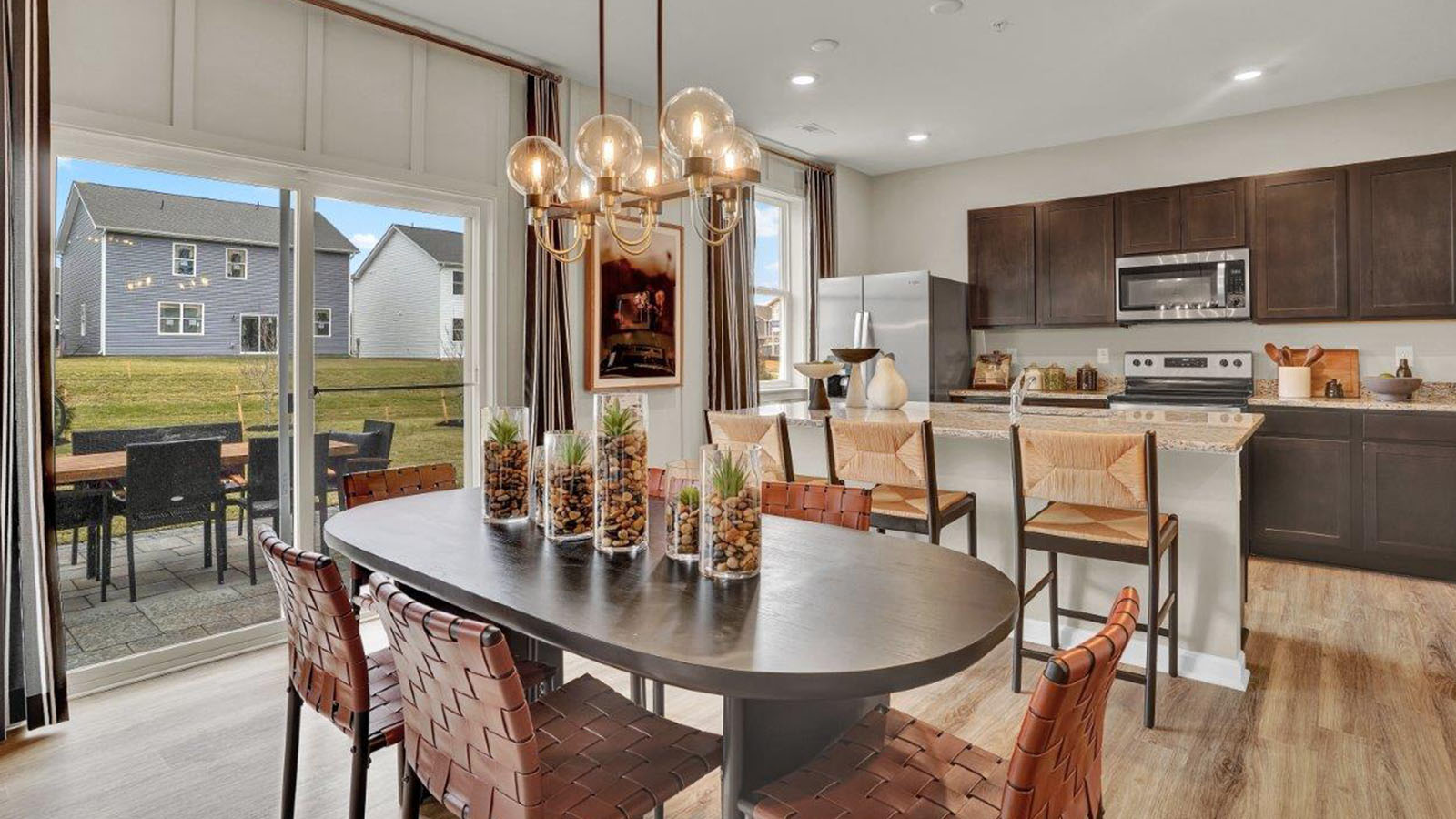 open concept living room