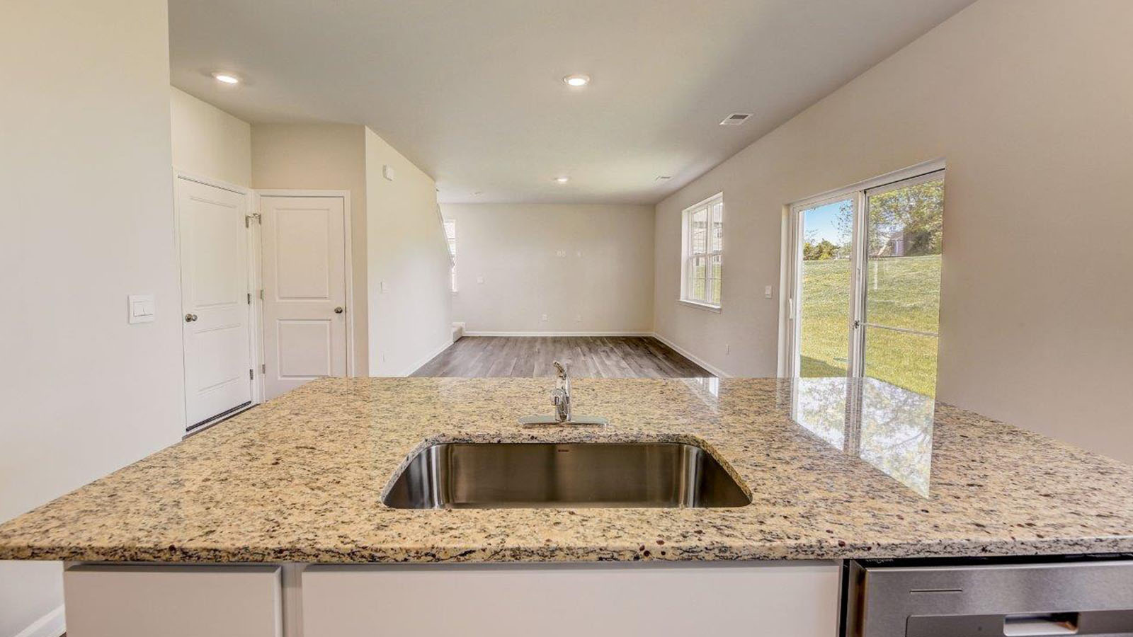 island with sink