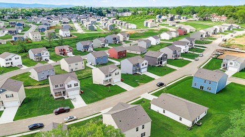 Single Family Community Aerial