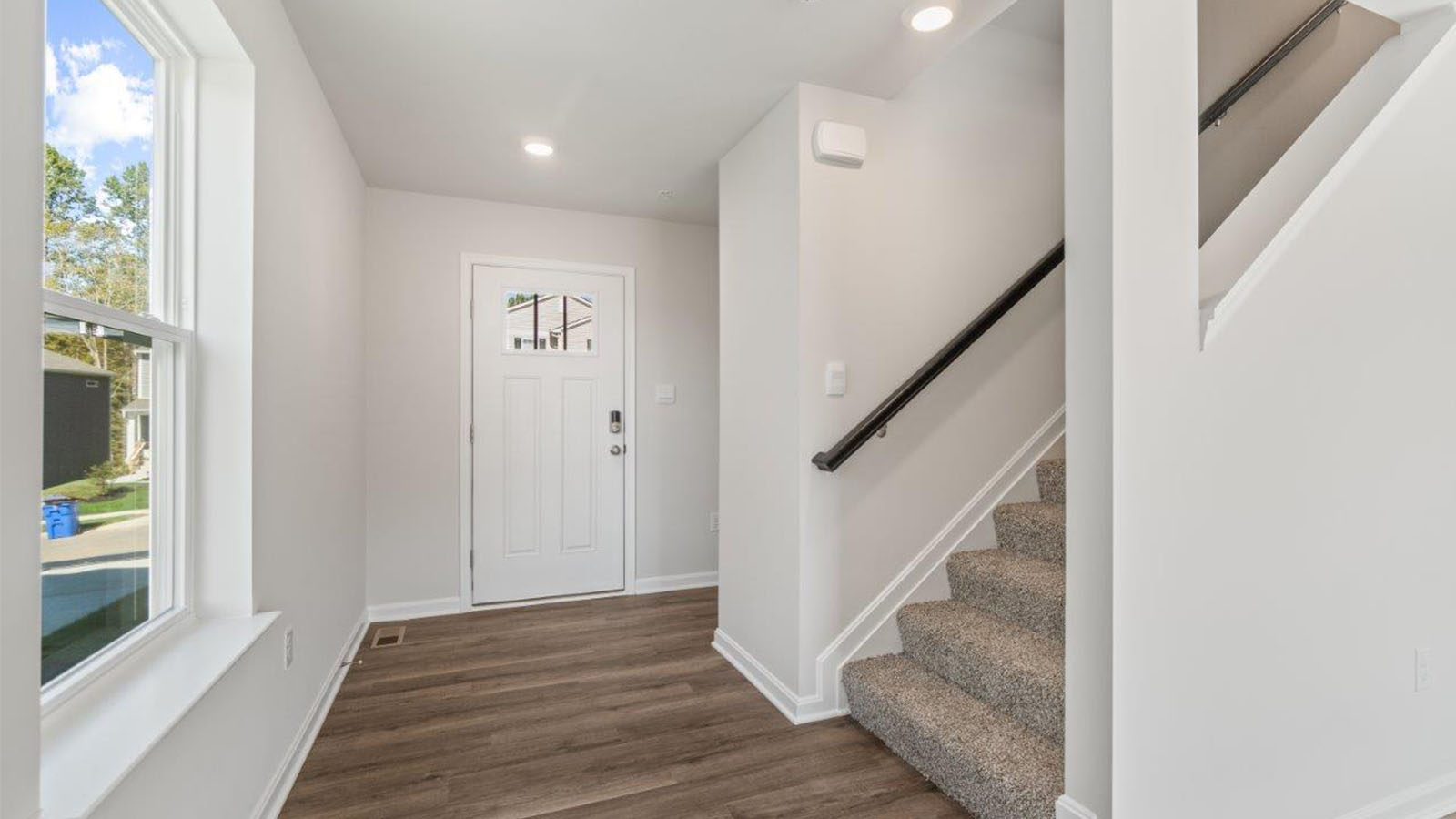 entrance with flex space