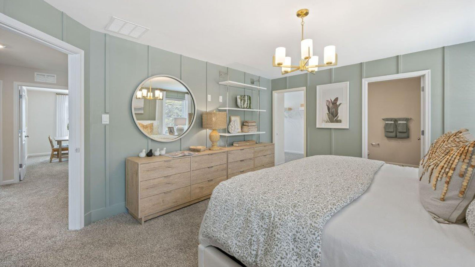 Deerfield Single Family New Home 4 Beds 2 Car Garage