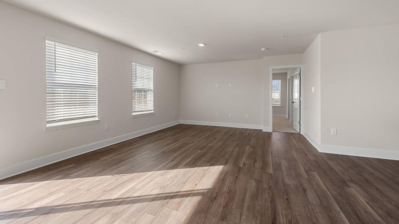 natural light into living and kitchen