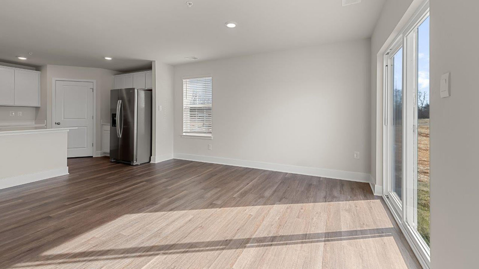 open concept living room