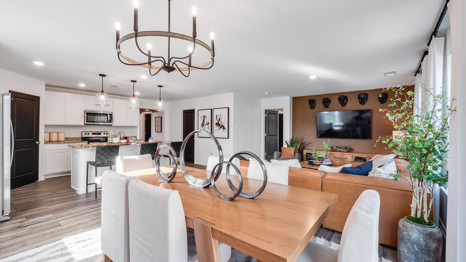 Neuville Single Family Rancher Home 4 Beds 2 Car Garage