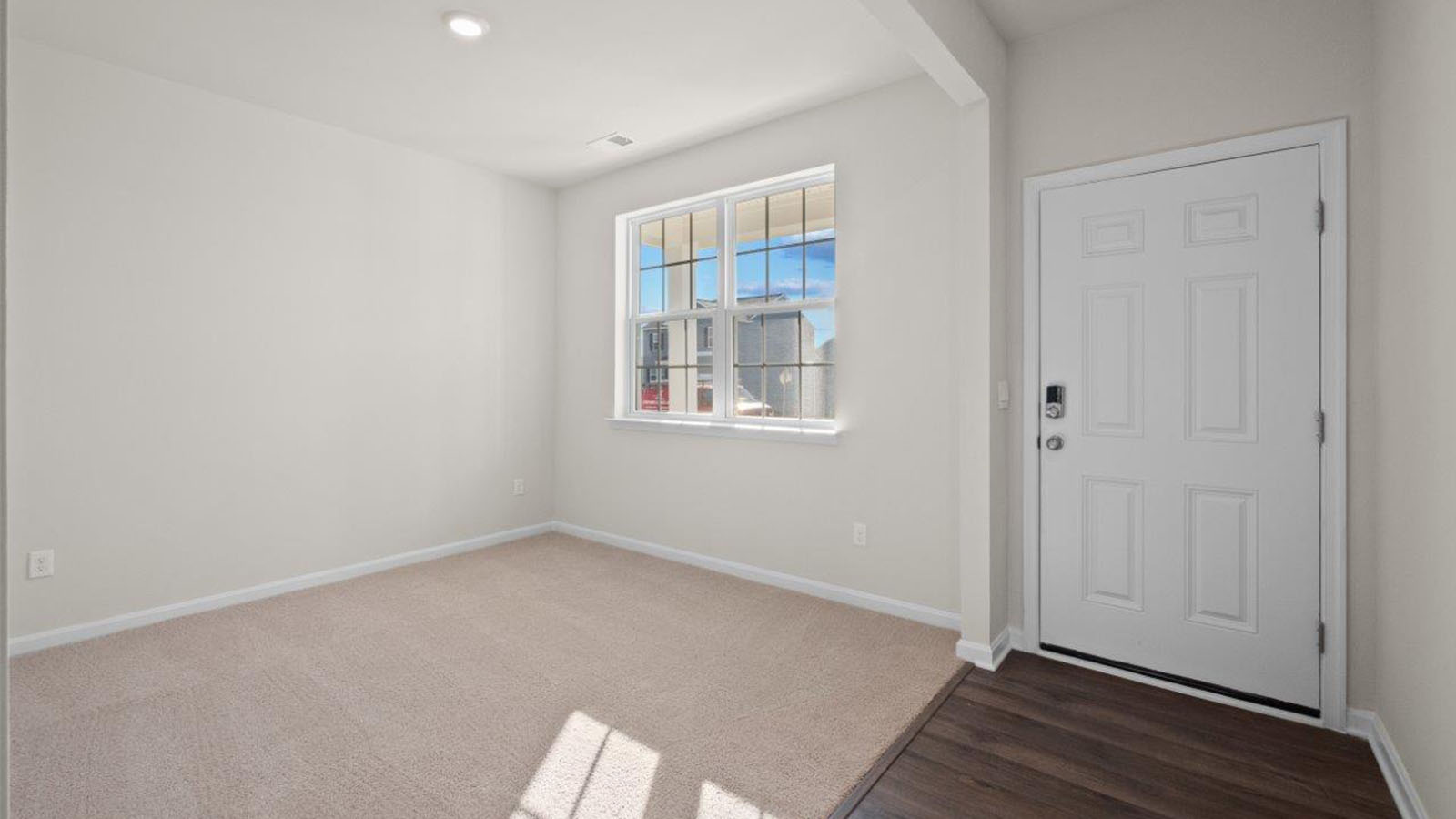 entrance leading to front flex room