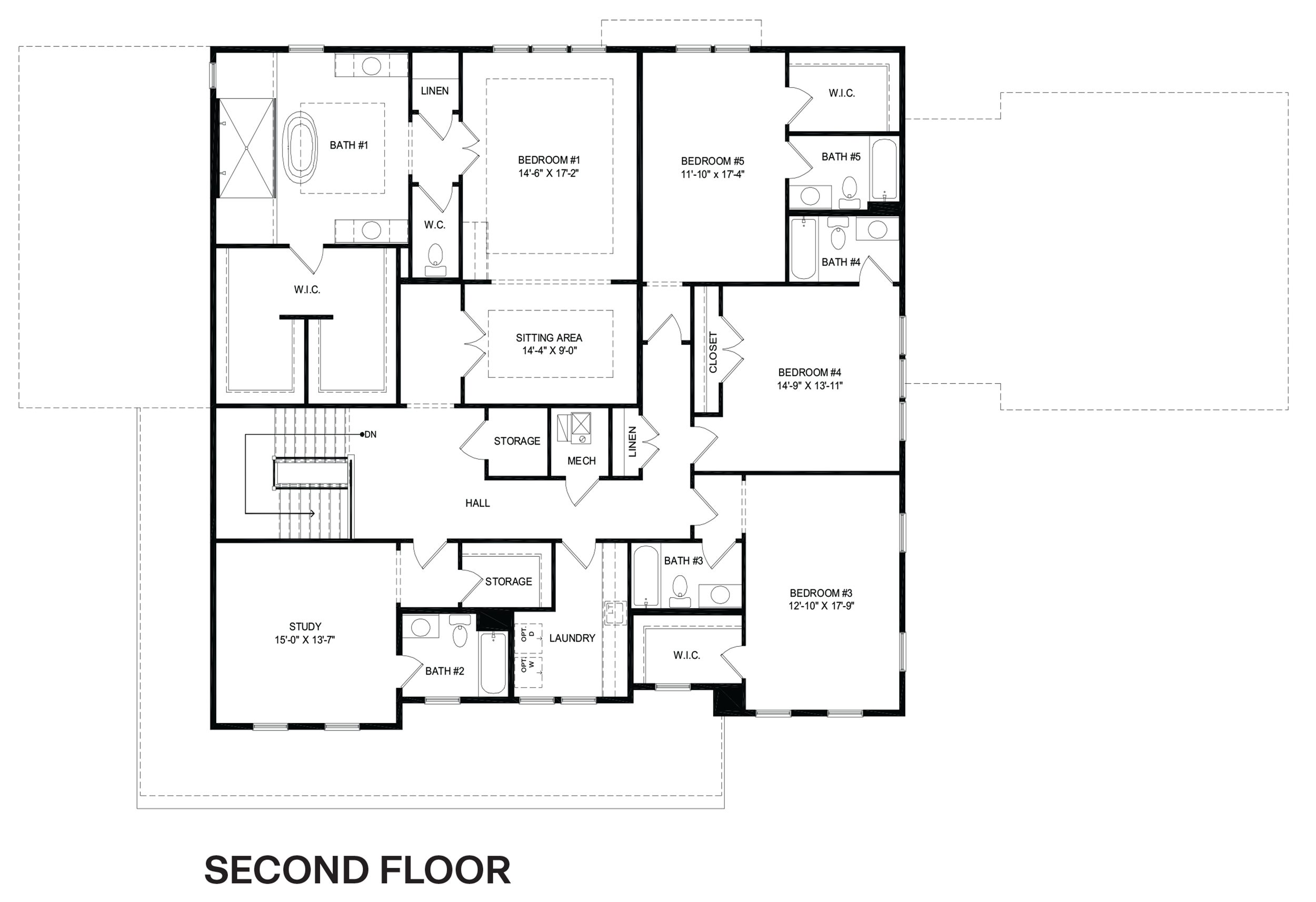 Preston Floorplan Second Floor