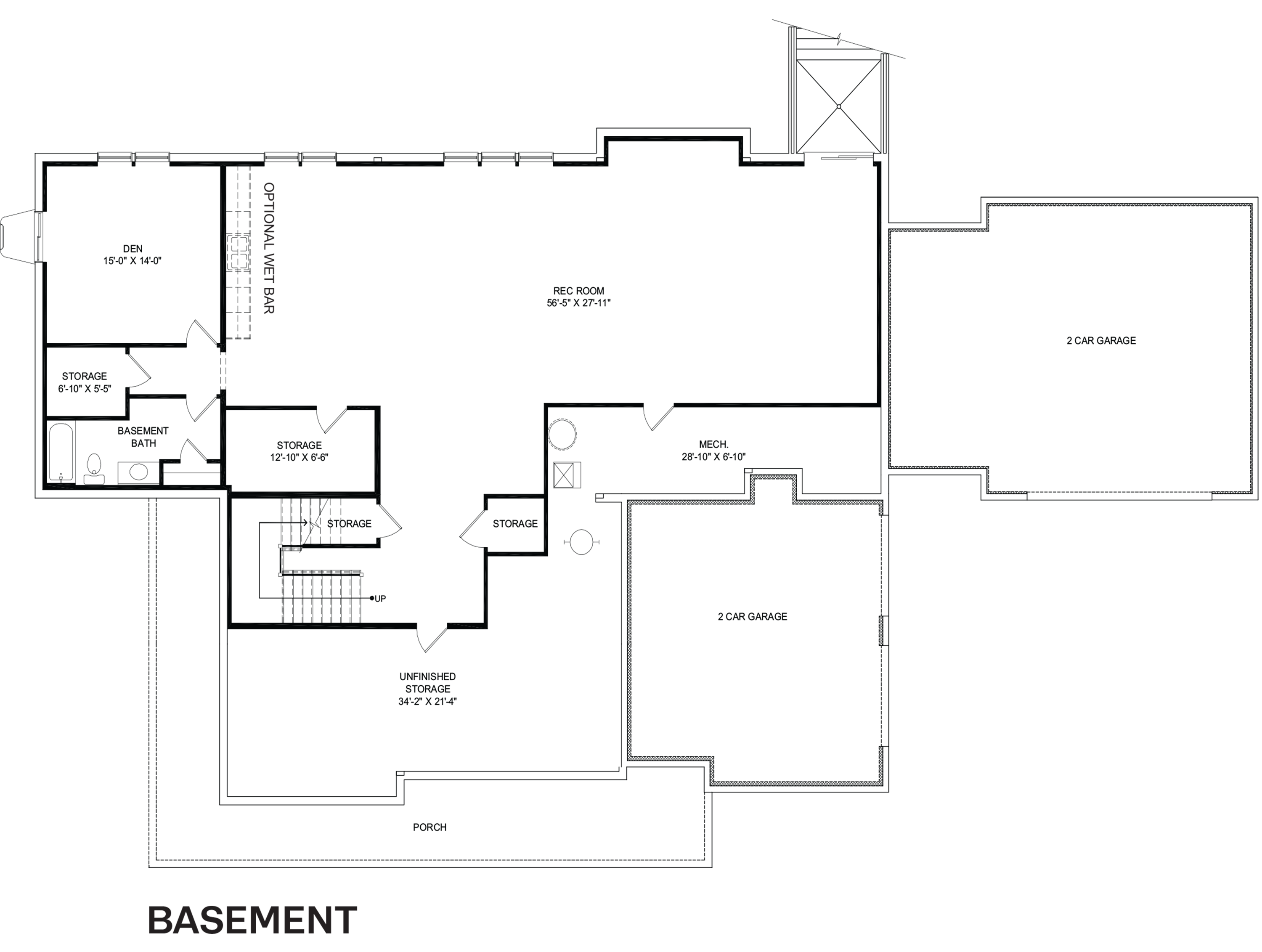 Preston Floorplan Basement