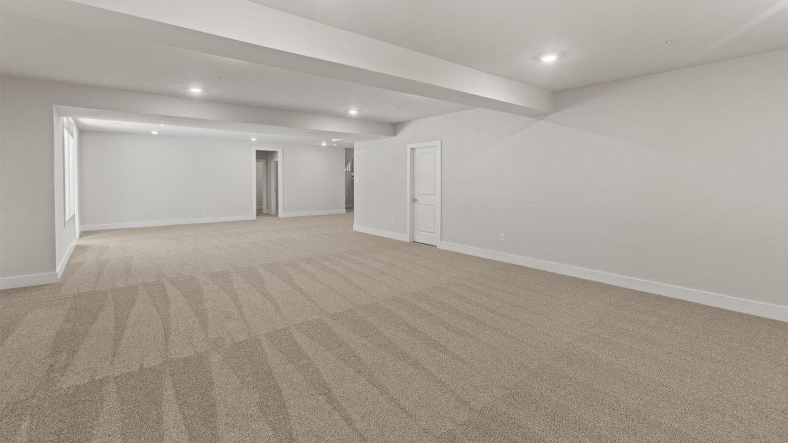 finished basement rec room