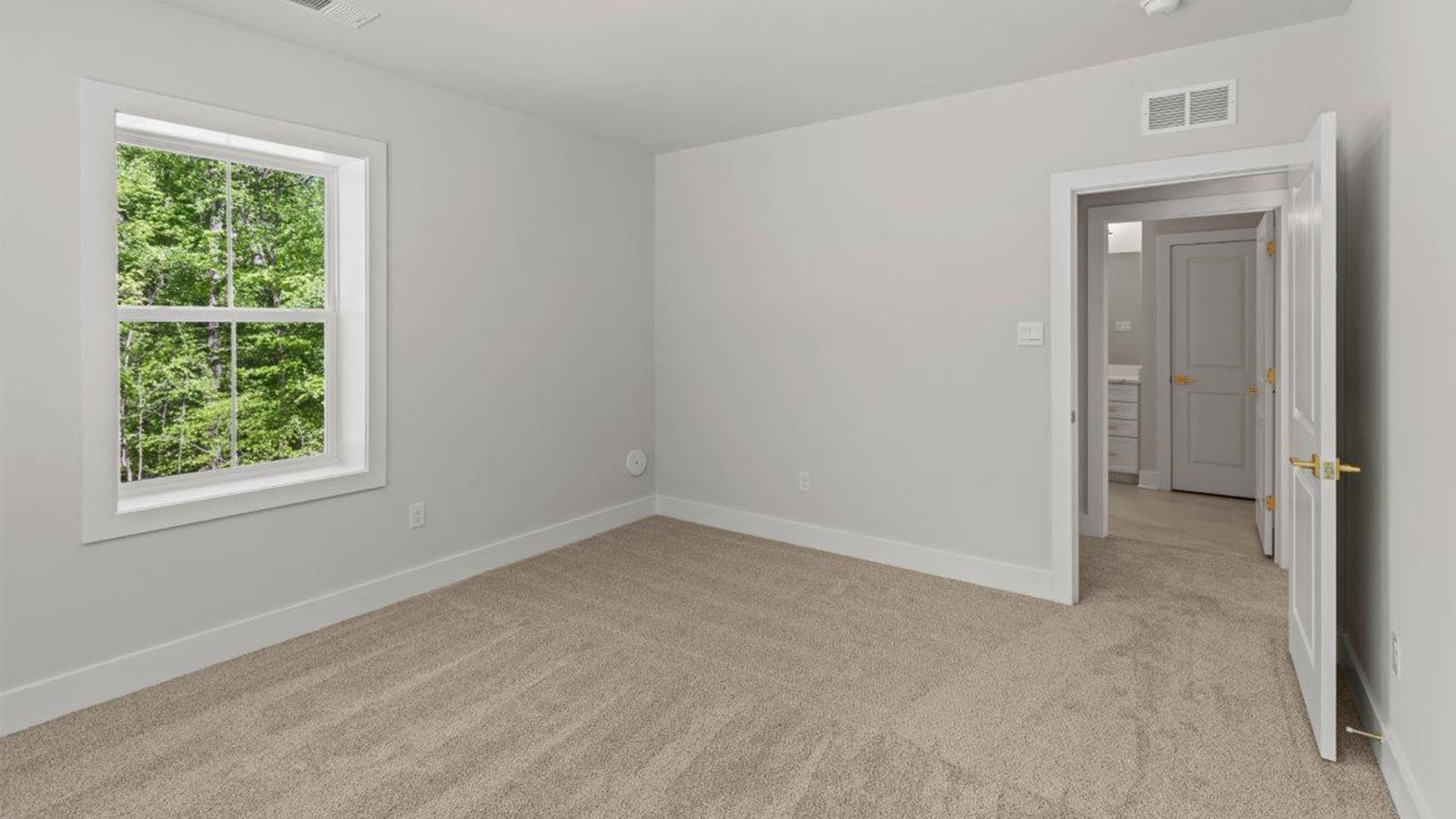 finished basement bedroom