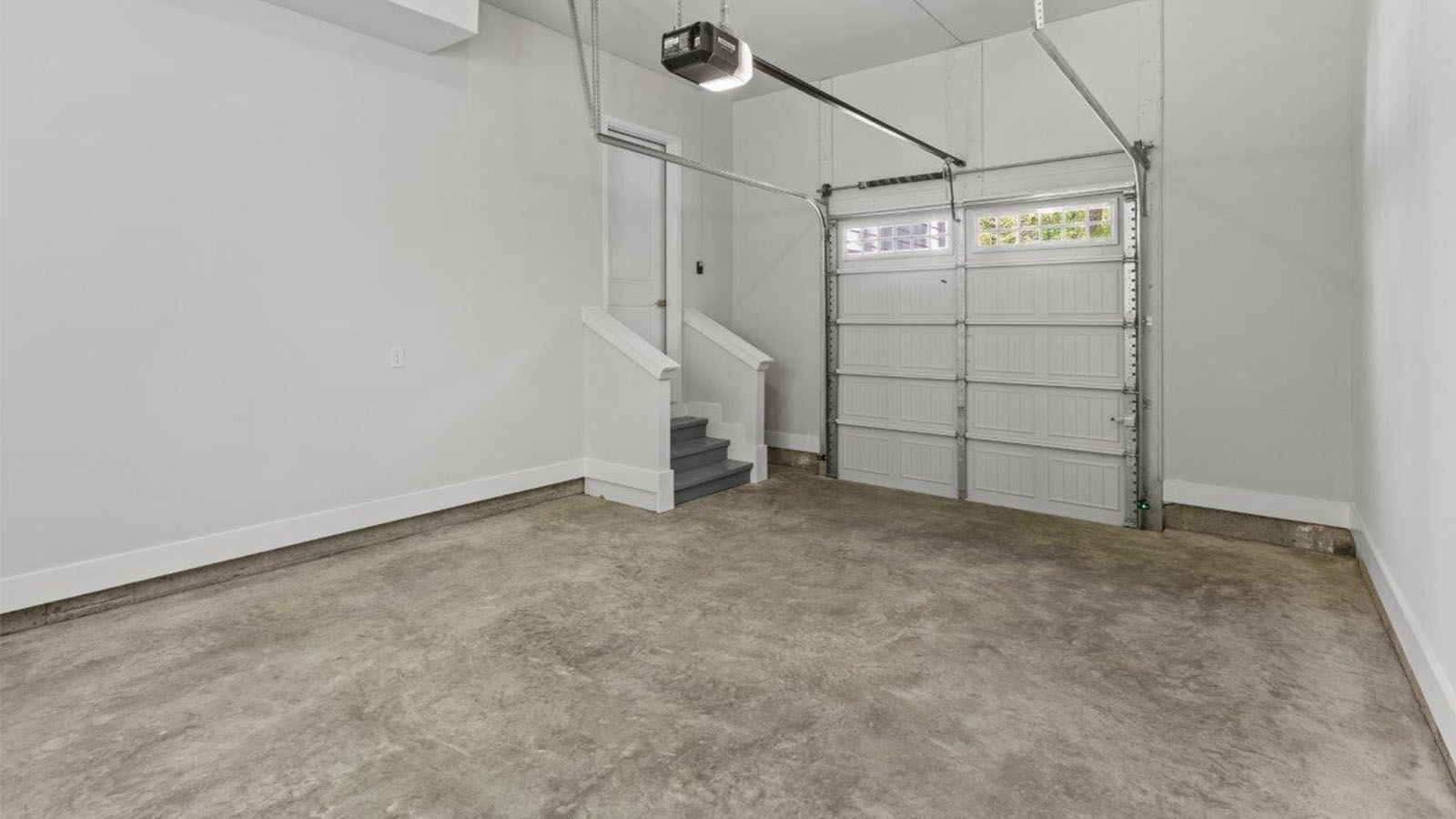 spacious multi-car garage