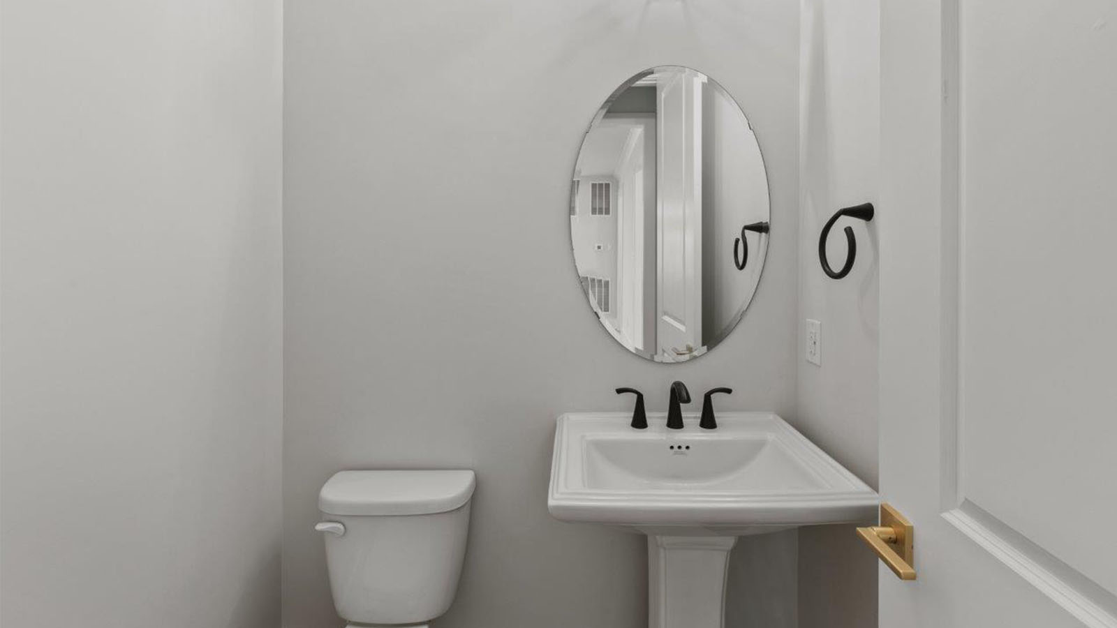 first floor half bathroom